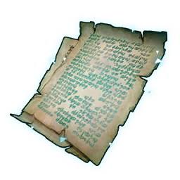 Ancient Pal Manuscript material from Palworld